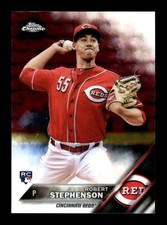 2016 Topps Chrome Baseball Robert Stephenson #148 RC Cincinnati Reds
