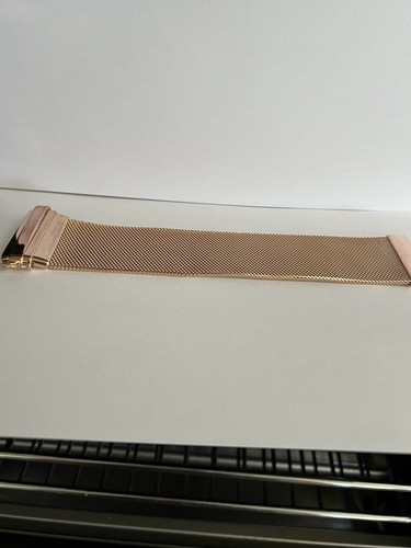 Bronzo Italia Bracelet Polished Mesh, Rose Tone 7 1/2 Long, Minor Defect - Picture 4 of 19