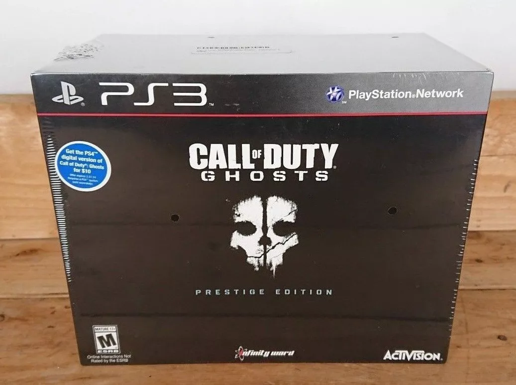 Call of Duty Ghosts Prestige EDITION PS3 Playstation 3 Sony New in Sealed  Shrink