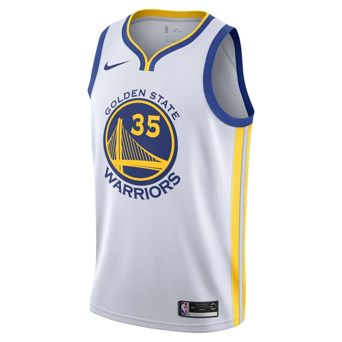 Nike Kevin Durant Golden State Warriors NBA Mens T-Shirt (White)