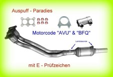 Katalysator für VW Golf IV 1.6 Typ 1J1 / 1J5 Motorcode AVU & BFQ 75KW + Anbaukit