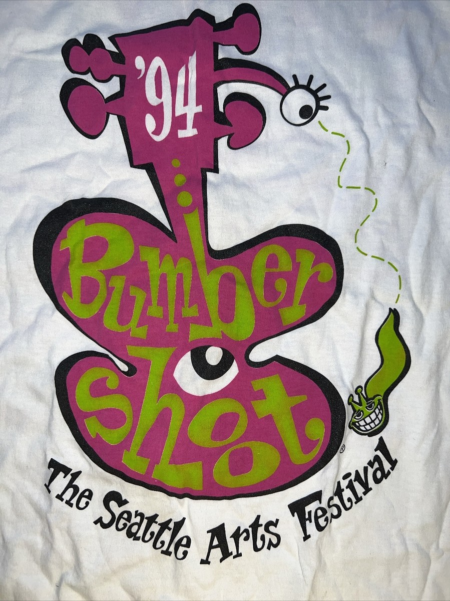 90s Bumbershoot Festival Tシャツ Mサイズ Vintage 90s Bumbershoot Festival 1993 Comic Style T-shirt