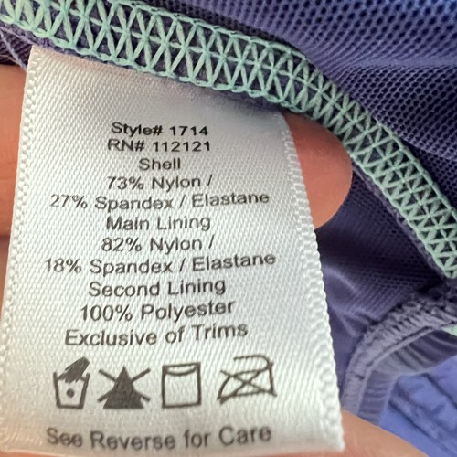 Spanx Swimming Slimming One Piece COBALT BLUE Bathing Suit XL NEW With tags! - Picture 9 of 11