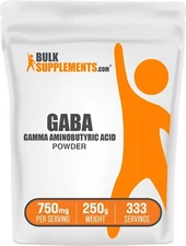 BulkSupplements GABA Powder 250g - 750mg Per Serving