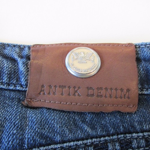 Antik Denim Women Rivets Studded Blue Jeans Boot Cut Low Medium Wash Size 25 - Picture 7 of 11