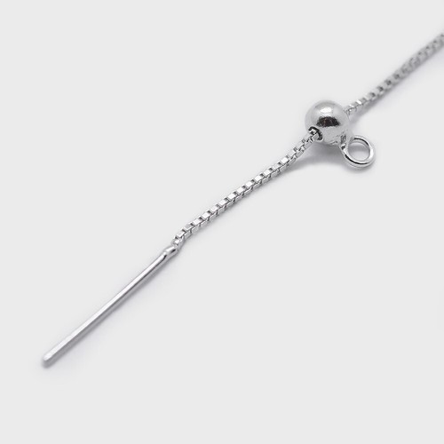 Verstellbares Armband - Schiebekugel/Federringverschluss.Boxkette - 925 Sterlingsilber - Bild 2 von 4