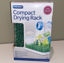First Years Baby Bottle Drying Rack Faux Grass with Tree Hook NIB