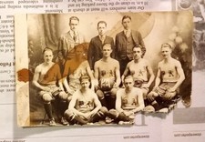 Antique 1917-1918 RPPC Peoples Academy Morrisville Vermont Basketball Postcard