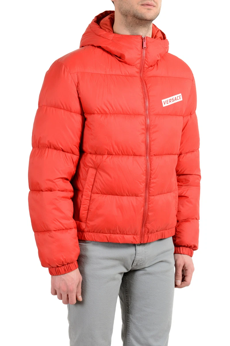 Versace parka coat sale