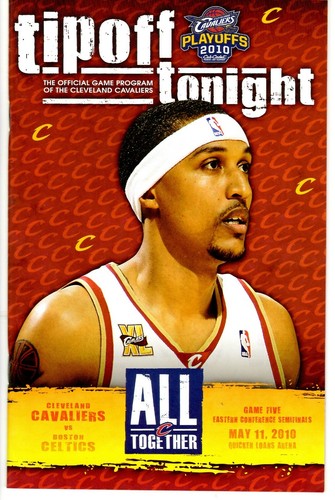 2010/2011 CLEVELAND CAVALIERS Tipoff Tonight NBA Programs YOUR CHOICE Pick Date! - Picture 8 of 9