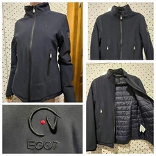 EGO7 Galy Luxe Padded Women Navy Blue Jacket Code Galy Size 42- Italy