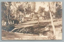 Hotel El Encanto SANTA BARBARA California RPPC Antique Photo Postcard~1920s