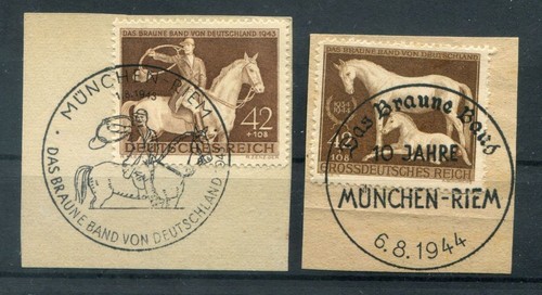 DR-3rd Reich Cavalli 854,899 Splendido Su Timbrato Luxury Letterpiece (79617