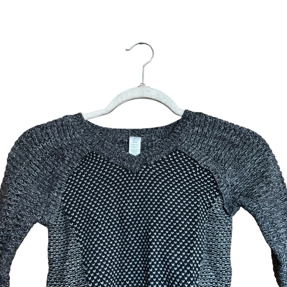 Suéter Ivivva Lululemon Niñas 10 Multicolor Grueso Pullover Elastizado Manga Larga Foto 2 de 4