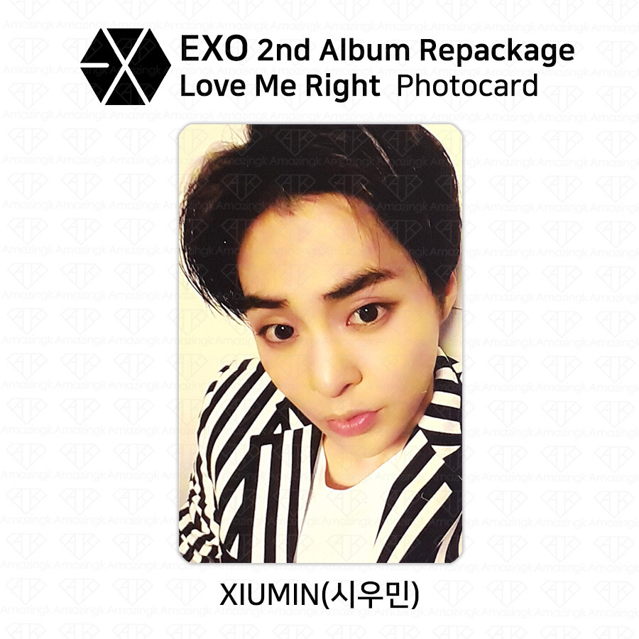 EXO 2nd Album Repackage Love Me Right Official Photocard EXO 2nd Album Repackage Love Me Right Official Photocard