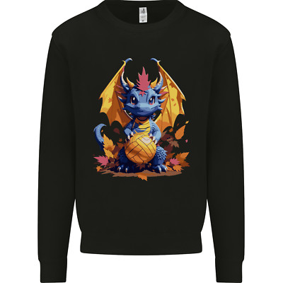 Süßes Volleyball Drache Kawaii Kinder Sweatshirt Pullover