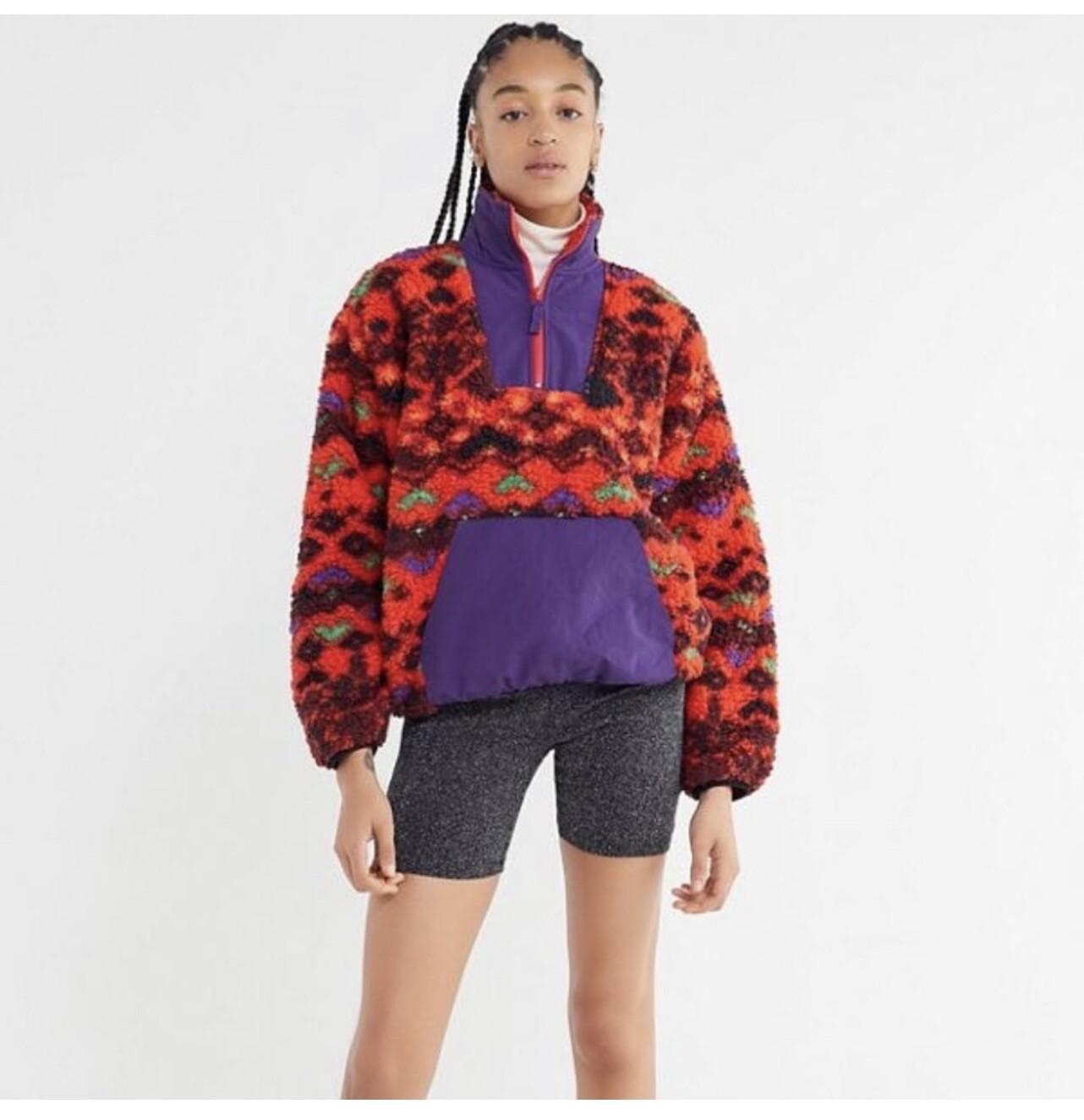 NWT URBAN OUTFITTERS Sherpa Fleece 