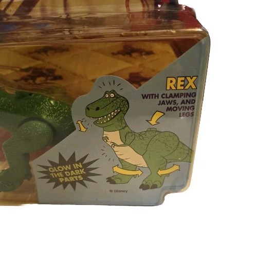 Disney Toy Story Rex Action Figure Thinkway 1995 Glow In Dark Dinosaur 62862 - Picture 4 of 5