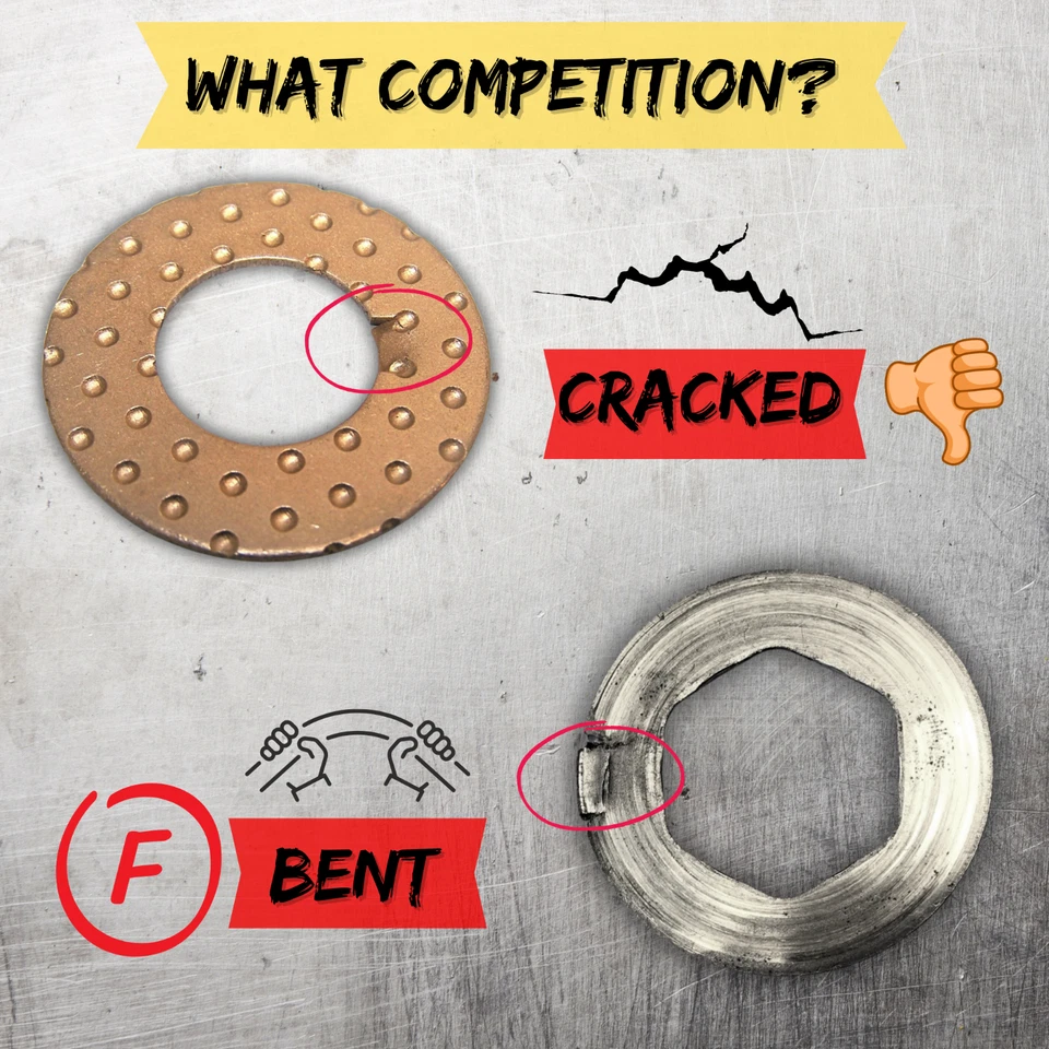 Oilite® BRONZE THRUST WASHER SET for Muncie 4 Speed 1" Counter Shaft - Image 4 of 4