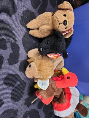 TY Beanie Babies 1996 Lot Of 4.