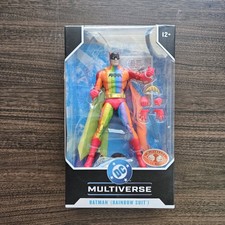 McFarlane DC Multiverse Batman Rainbow Suit Platinum Edition SEALED