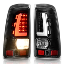 LED Tube Tail Lights for 1999-2006 Silverado 1999-02 GMC Sierra 1500 2500 3500