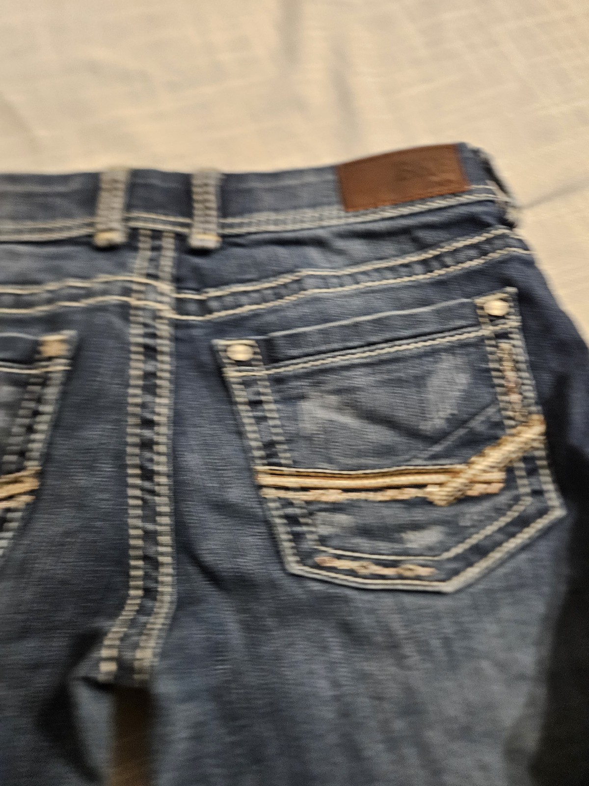 Buckle BKE Womens Blue Starlite Stretch Denim Bootcut Jeans Size 28X31.5 image 10
