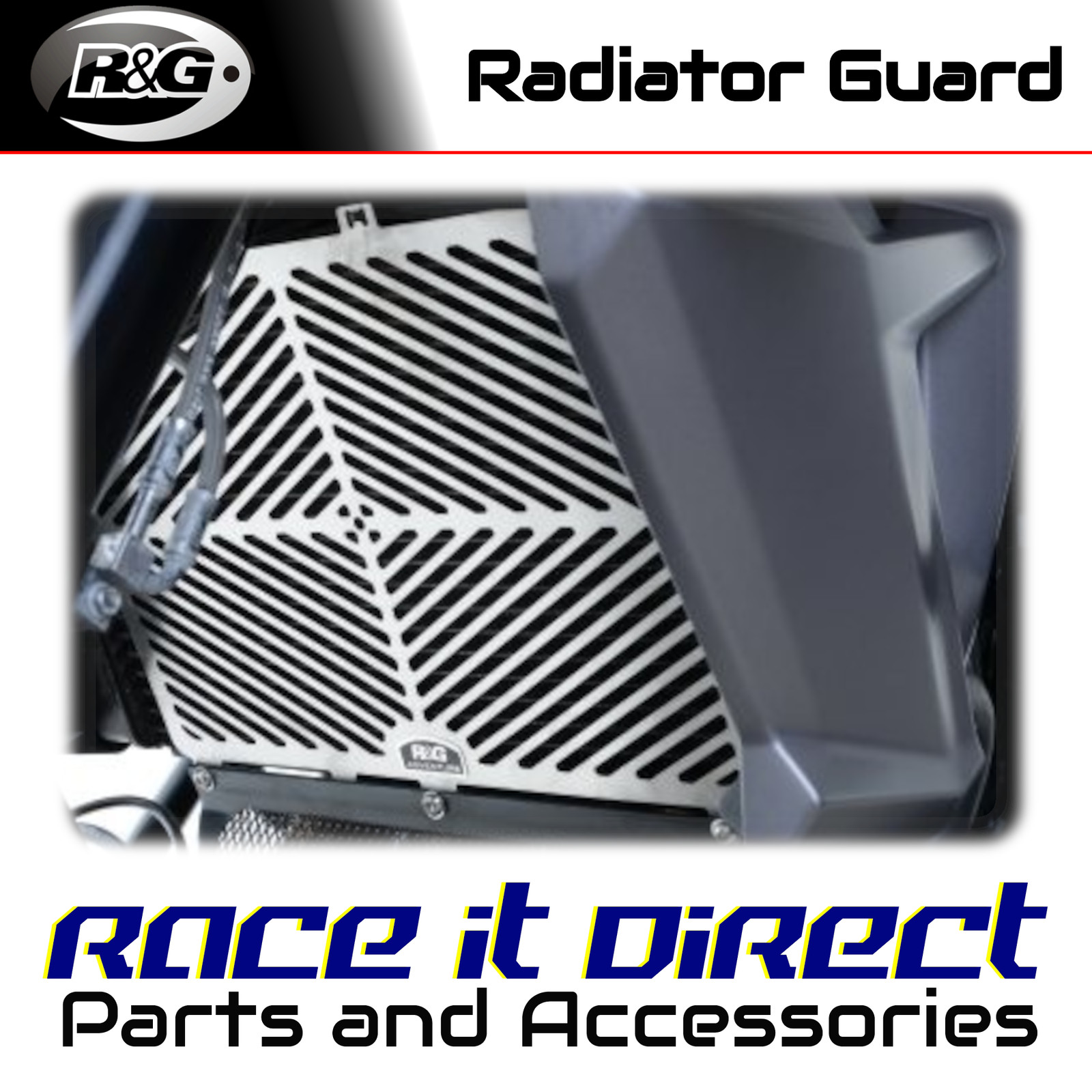 Stainless Radiator Guards for Triumph Tiger 800 XCA 2018 R&G