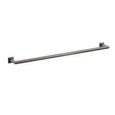 Emtek 28109CQUS10B Towel Bar 30", Chamfered Square Rosette, Oil Rubbed Bronze
