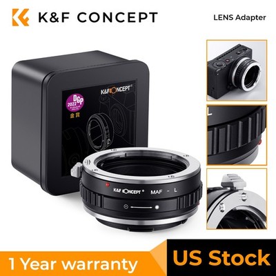 K&F CONCEPT Lens Mount Adapter For Sony A (Minolta AF) Lens to L Mount Camera