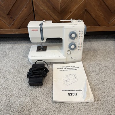 Janome Sewist 525S Electric Sewing Machine With Foot Pedal Fully Working