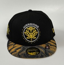 New Era Golden State Warriors City Edition Rose 59FIFTY Fitted Hat Black 7 1/4