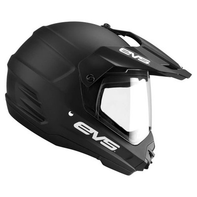 EVS  DSHE18VS-BK-XL Dual Sport Helmet Venture Solid Matte Black - XL