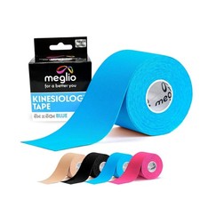 Meglio Kinesiology Tape Uncut 5m Roll Sports Tape Strapping for Injuries Support 2.07 per metre