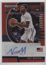 2020 Panini Prizm Draft Picks Prospect Red 121/199 Naji Marshall #PA-NA Auto rf2