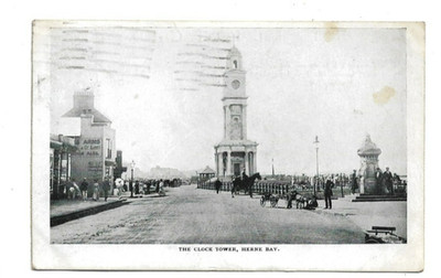 Herne Bay, Der Uhrturm, Kent, Postkarte.