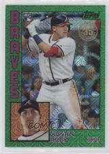 2019 Update Silver Pack 1984 Topps Baseball Chrome Green /99 Austin Riley 0ls