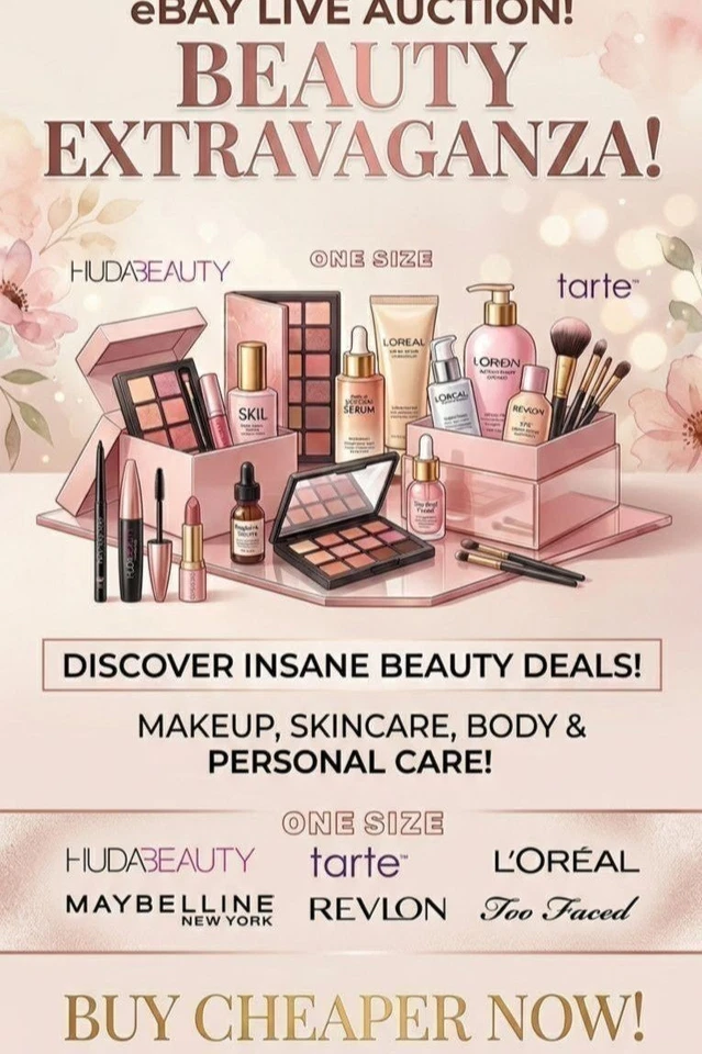 💄 Beauty ExtravaganzaLive Auction – Unbeatable Deals on Top Brands!