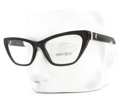 Jimmy Choo Eyeglasses JC 3014 5000 Glasses Polished Black Gold 54mm with Case