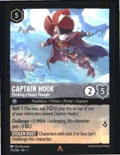 Captain Hook - Thinking a Happy Thought 175/204 The First Chapter Lorcana NM