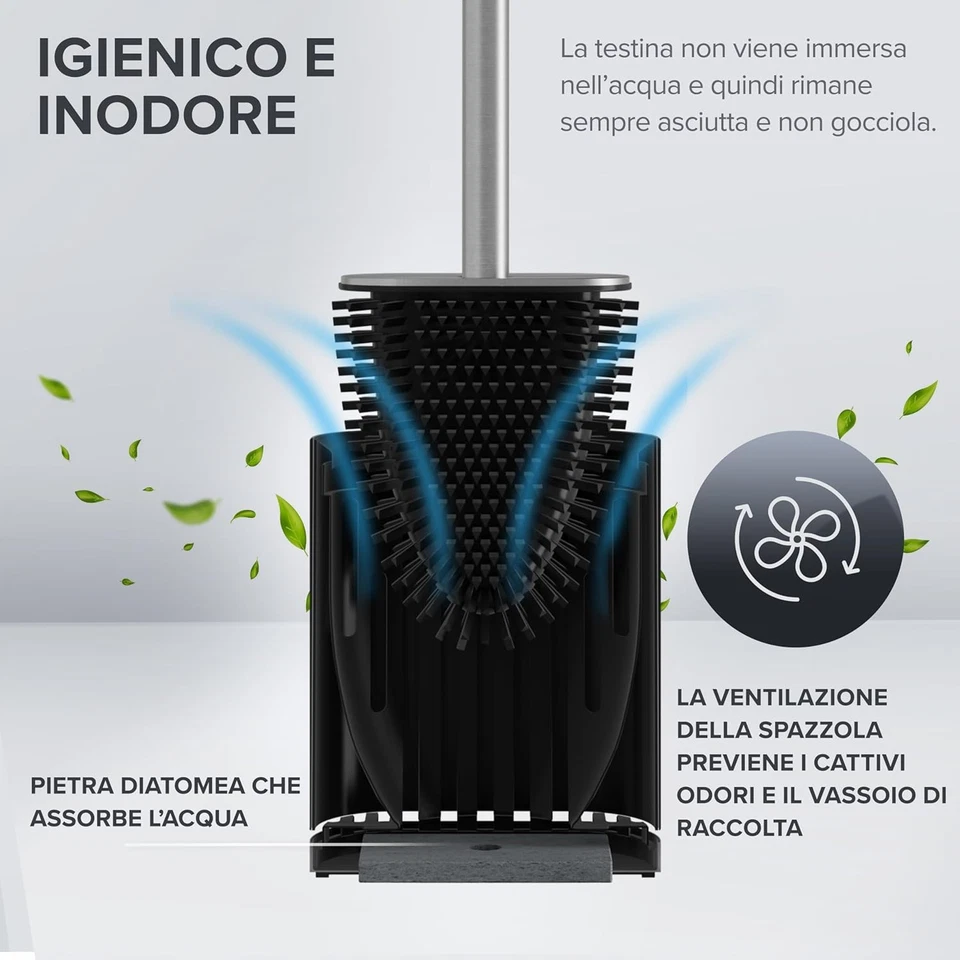 ovimar scopino Omofyr | argento | scopino in silicone | scopino con ventilazione - Immagine 4 di 4