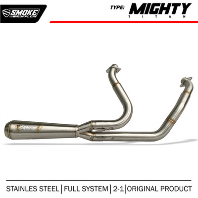 Exhaust 2 Into 1 Custom  Fit Harley Davidson Road Glide 2017-2023 Full System