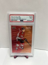 2023-24 UD Allure Connor Bedard Color Flow Red-Orange RC #CF-16 PSA 9 MINT