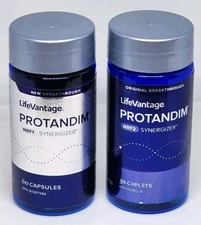 Protandim NRF1 & NRF2 Synergizer Combo New Sealed Bottles See Pictures