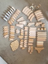 Thomas  Friends Wooden Railway Track Lot 86 pieces 