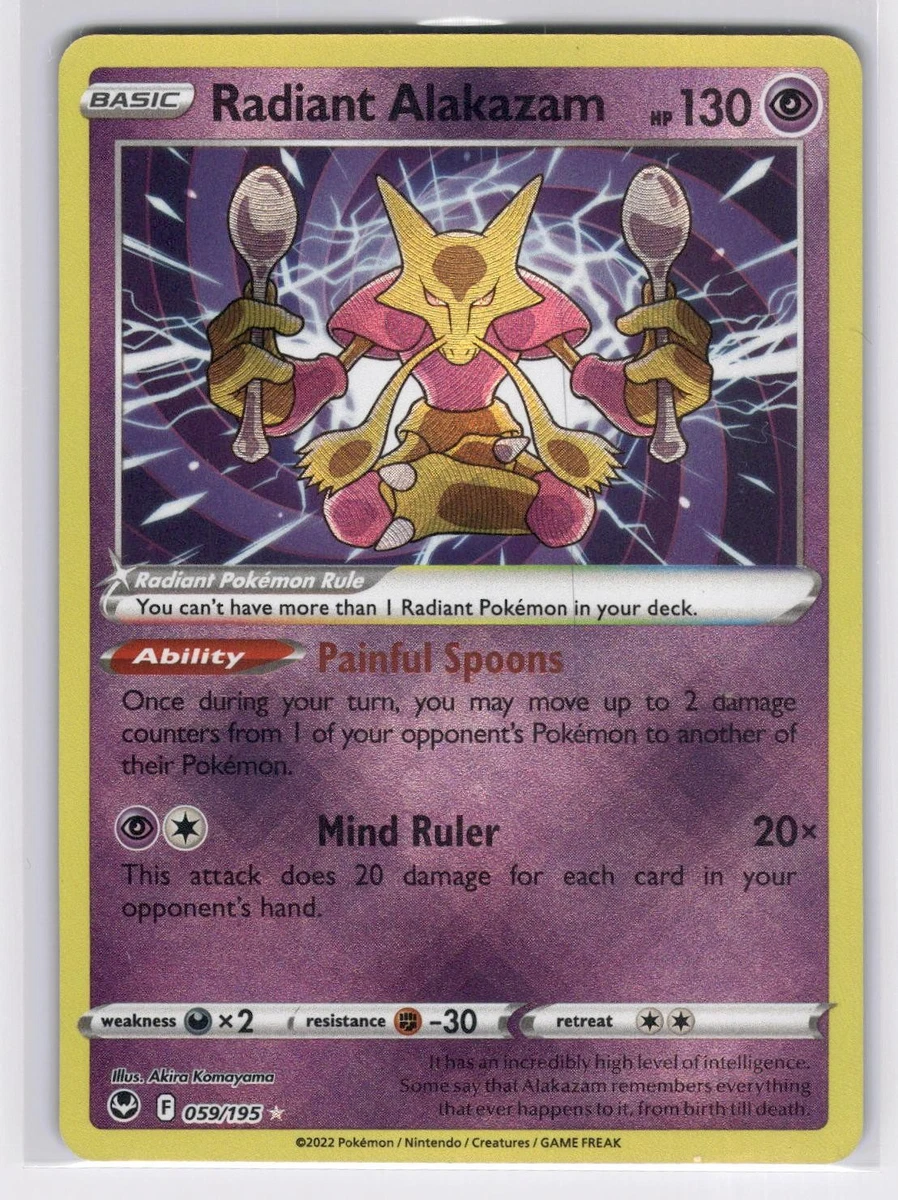 Radiant Alakazam Pokmon TCG Cards for sale | eBay Radiant Alakazam Pokmon TCG Cards for sale | eBay