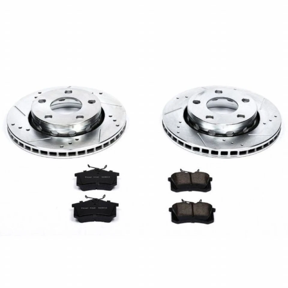 Kit de freio Power Stop para Audi S4 2000 2001 2002 traseiro Z23 Evolution Sport - Imagem 2 de 4