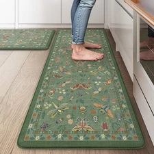 Anti Fatigue Mats for Kitchen Floor Non-Slip, Cushioned Kitchen Mats for Floo...