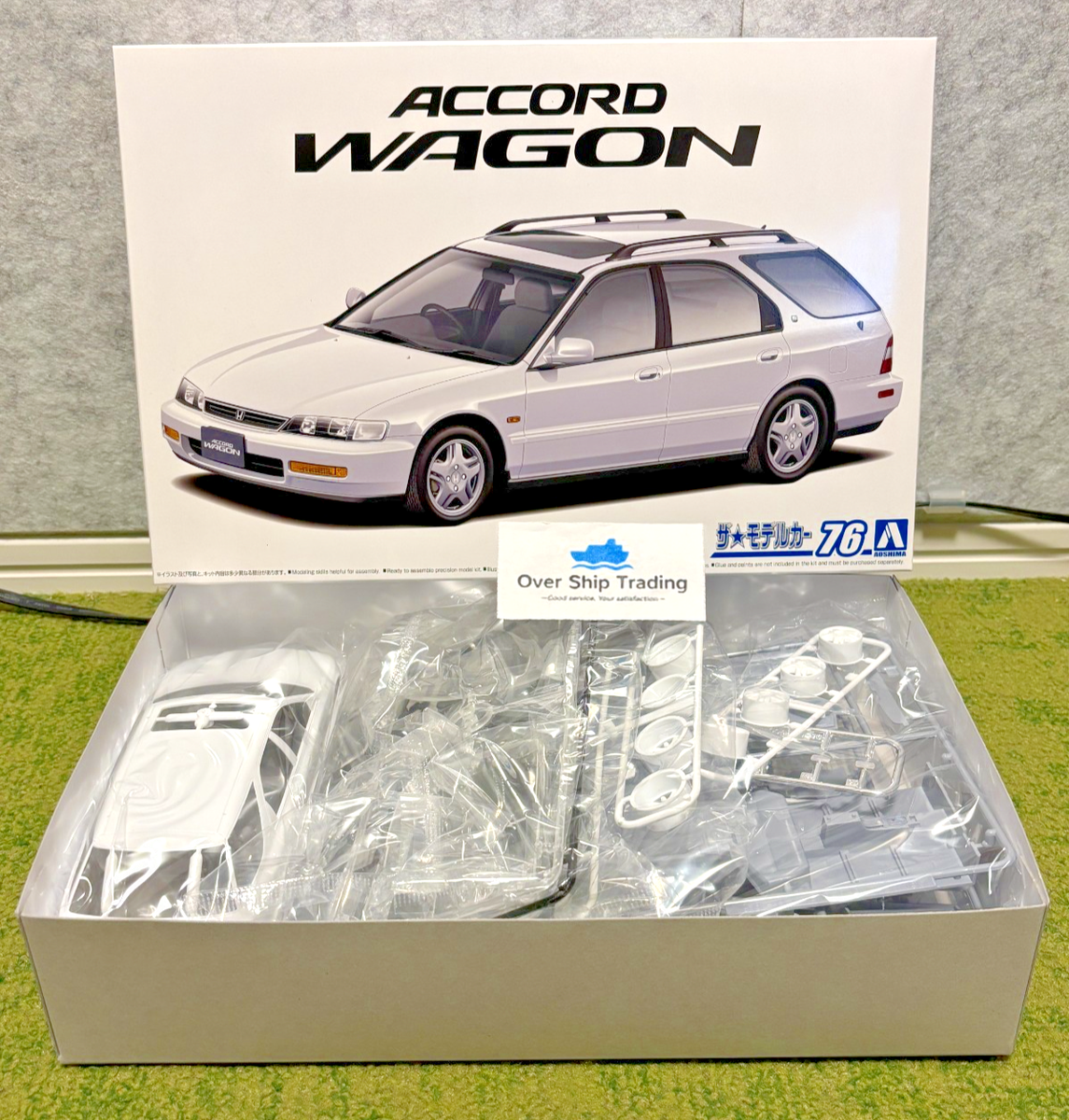 Aoshima No.76 Model Car Honda CF2 Accord Wagon SiR 1/24 Scale