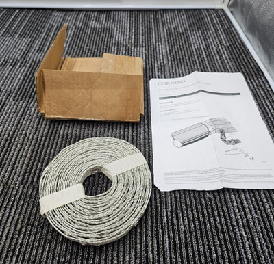 Corning 25T-BBE3 80610096143 1/2''x25' Corning Tin Plated Copper Bond Braid